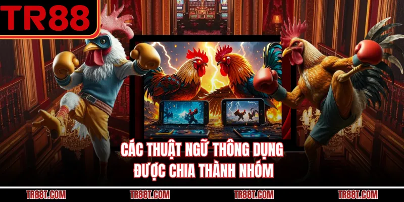 Các thuật ngữ thông dụng được chia thành nhóm