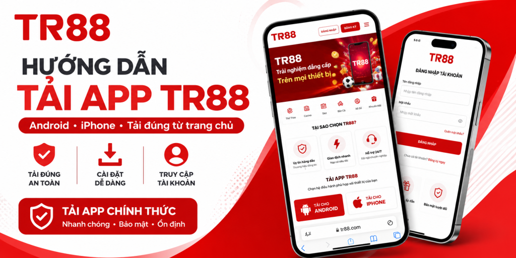 Hướng dẫn tải app TR88