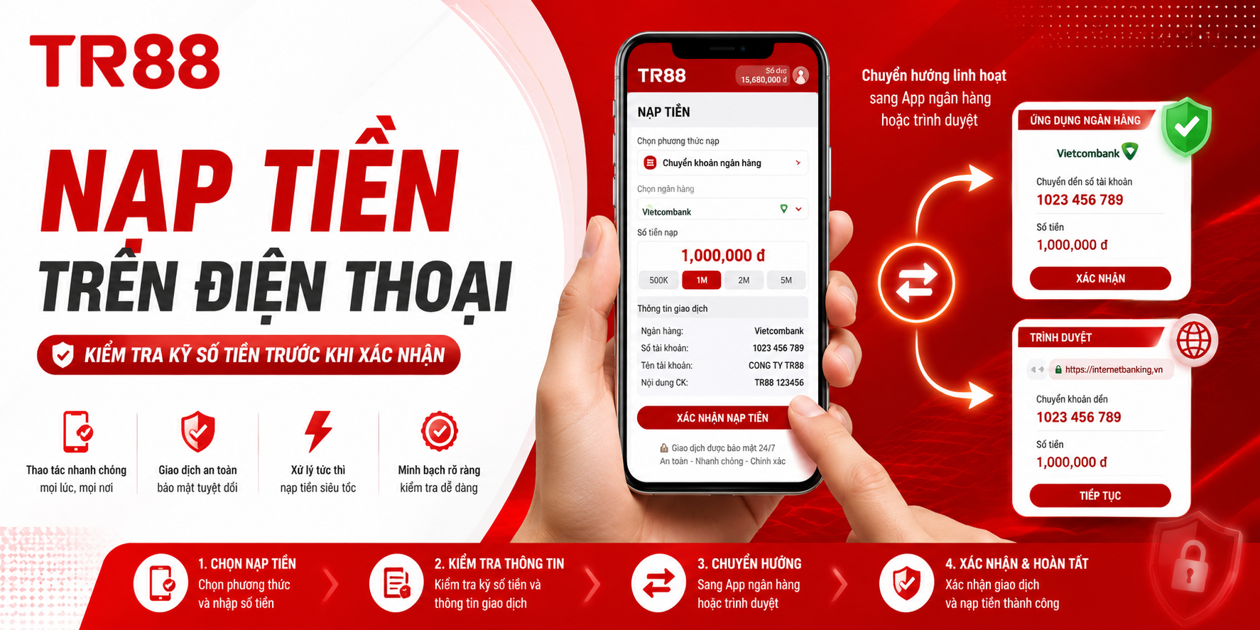 Nạp tiền trên điện thoại 